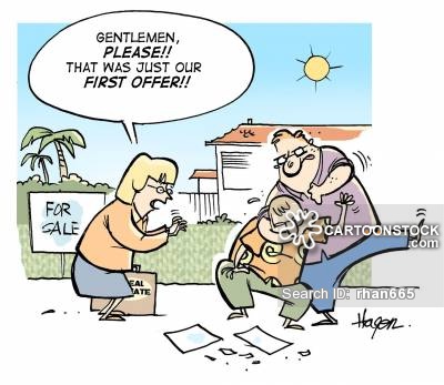 'Gentlemen, please!! That was just our first offer!!'